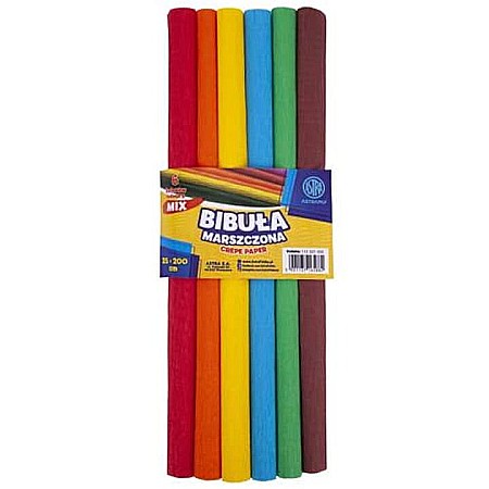 RECHIZITE SCOLARE - AS HARTIE CREPONATA 25*200CM 6 CULORI/SET 113021035