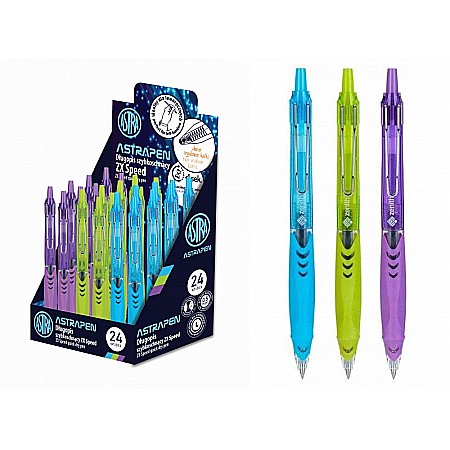 INSTRUMENTE DE SCRIS - AS PIX GEL ERGONOMIC 0.5MM CLICK ASTRAPEN ZX SPEED CULORI ASORTATE 201122001