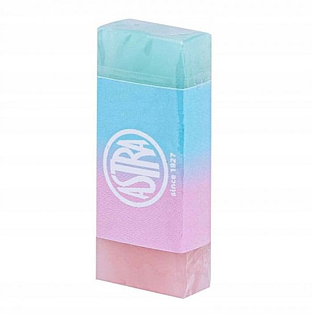 RECHIZITE SCOLARE - AS RADIERA BICOLORA PASTEL LINE 403023001