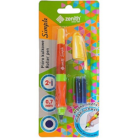 AS ROLLER ASTRA SIMPLE PASTEL LINE ERGONOMIC + 2 PATROANE CERNEALA 203022018 [0]