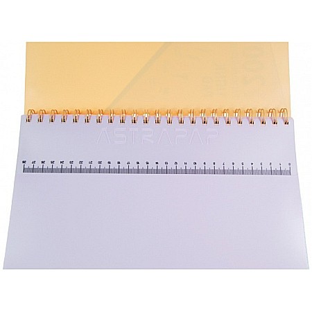 AS CAIET A4 PP SPIRA 200F CU ELASTIC, RIGLA SI 5 SEPARATOARE, PASTEL PATRATELE 107023003 [9]