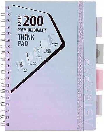 AS CAIET A4 PP SPIRA 200F CU ELASTIC, RIGLA SI 3 SEPARATOARE, OMBRE LINE PATRATELE 104023007 [6]