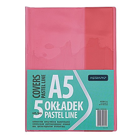 AS COPERTA PLASTIC A5 DIVERSE CULORI  5/SET 124024005 [1]