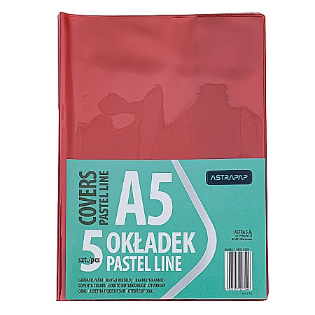 AS COPERTA PLASTIC A5 DIVERSE CULORI  5/SET 124024005 [2]