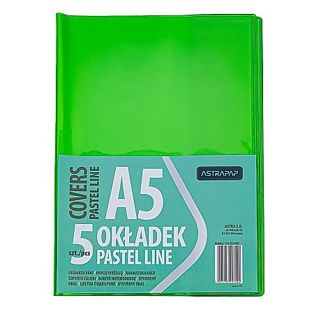 AS COPERTA PLASTIC A5 DIVERSE CULORI  5/SET 124024005 [3]