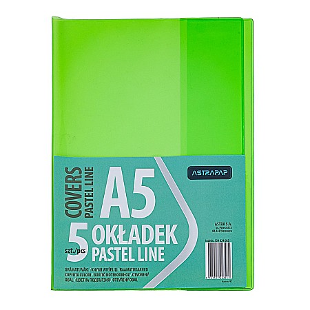 AS COPERTA PLASTIC A5 DIVERSE CULORI  5/SET 124024005 [4]