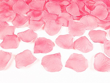 Nunti, botezuri - PD PETALE TRANDAFIR, Rose petals in a bag, light pink 100/SET PLRD100-081