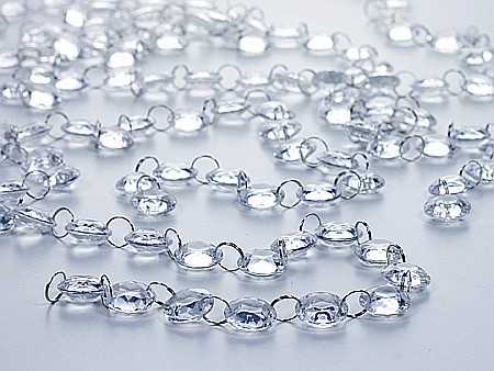 PD GHIRLANDA DIN CRISTALE, transparent, 1 metru, CC01 [1]