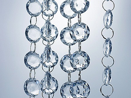 PD GHIRLANDA DIN CRISTALE, transparent, 1 metru, CC01 [2]