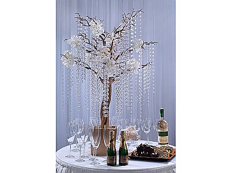 PD GHIRLANDA DIN CRISTALE, transparent, 1 metru, CC01 [4]