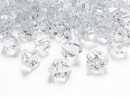 Diverse Articole de Craciun - PD DECORATIUNI, Crystal ice, colourless, 25 x 21mm 50/set AC25-099