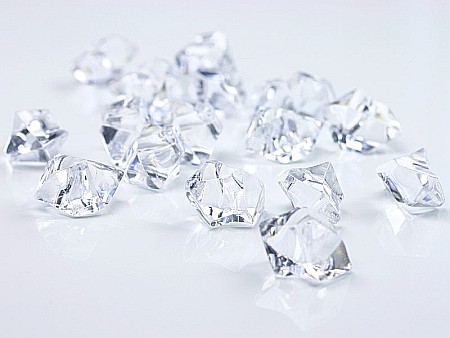PD DECORATIUNI, Crystal ice, colourless, 25 x 21mm 50/set AC25-099 [1]