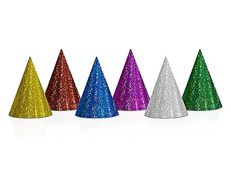 ARTICOLE PARTY - PD COIF DIN CARTON Holographic, mix, 16cm, 20/set CZAP20