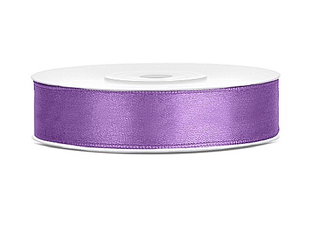 HOBBY - PD BANDA SATIN, Satin Ribbon, lavender, 12mm/25m TS12-002