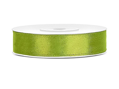 Articole Nunta - PD BANDA SATIN, Satin Ribbon, green apple, 12mm/25m TS12-102J