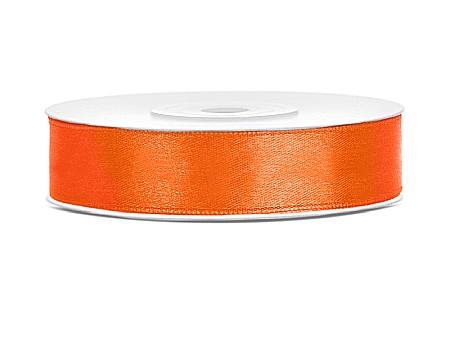 Banda satin - PD BANDA SATIN, Satin Ribbon, orange, 12mm/25m TS12-005
