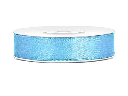 HOBBY - PD BANDA SATIN, Satin Ribbon, sky-blue, 12mm/25m TS12-011