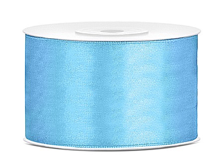 Satin pentru impachetat buchete - PD BANDA SATIN, Satin Ribbon, sky-blue, 38mm/25m TS38-011