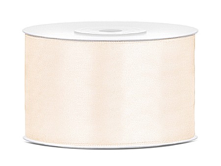 HOBBY - PD BANDA SATIN, Satin Ribbon, light cream, 38mm/25m TS38-079J