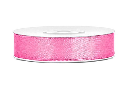 HOBBY - PD BANDA SATIN, Satin Ribbon, pink, 12mm/25m TS12-081