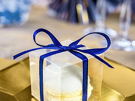 PD BANDA SATIN, Satin Ribbon, navy blue, 6mm/25m TS6-074 [1]