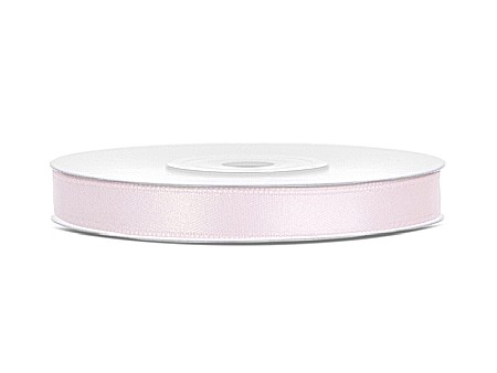 HOBBY - PD BANDA SATIN, Satin Ribbon, light powder pink, 6mm/25m TS6-081PJ