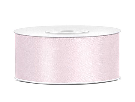 Wedding - PD BANDA SATIN, Satin Ribbon, light powder pink, 25mm/25m TS25-081PJ
