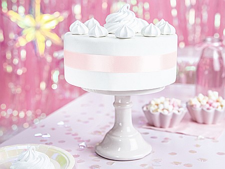 PD BANDA SATIN, Satin Ribbon, light powder pink, 25mm/25m TS25-081PJ [2]