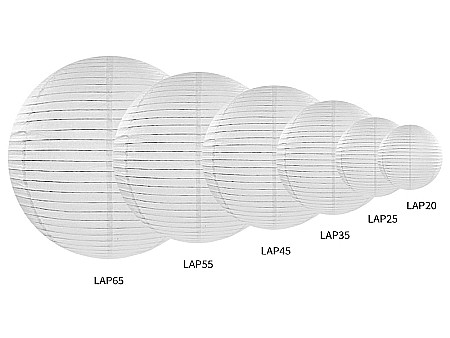 PD FELINAR DE HARTIE white, 45cm LAP45-008 [1]
