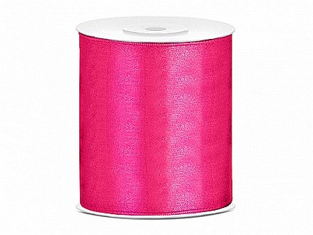 HOBBY - PD BANDA SATIN dark pink, 100mm/25m TS100-006