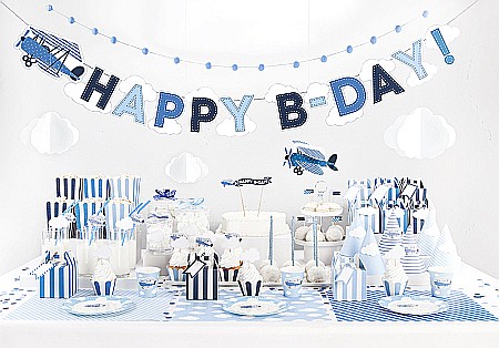 PD POMPOM HARTIE MATASE, Tissue paper Pompom, navy blue, 25cm PP25-074 [2]