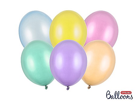 ARTICOLE PARTY - PD BALOANE Strong Balloons 27cm,  Pearly Mix, 100/SET SB12M-000P