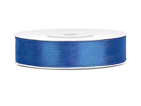 HOBBY - PD BANDA SATIN, Satin Ribbon, royal blue, 12mm/25m TS12-074R
