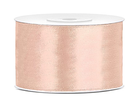 Banda satin - PD BANDA SATIN, Satin Ribbon, light peach, 38mm/25m TS38-075J