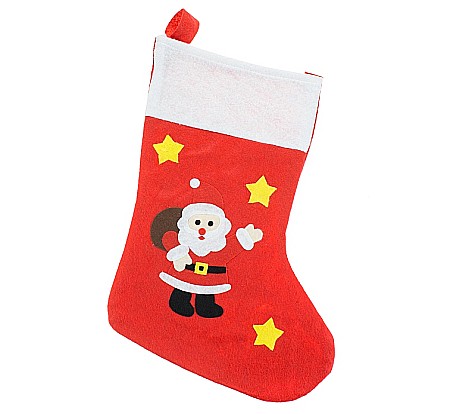 Decoratiuni Craciun - GOD DECORATIUNE CRACIUN Santa Claus Sock, 47cm NW-SSZM