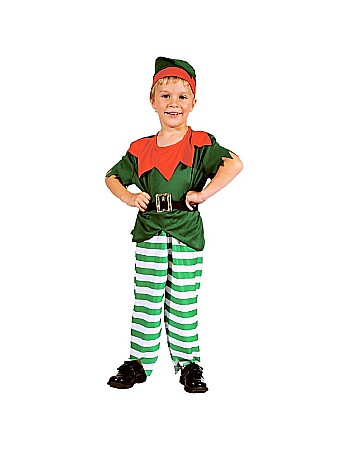 HOBBY - GOD COSTUM PT COPII LITTLE ELF 92/104cm, camasa, pantaloni, curea, caciula SL-ME92