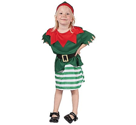 HOBBY - GOD COSTUM PT COPII LITTLE ELF 92/104cm, bluza, fusta, curea, palarie SL-EL92
