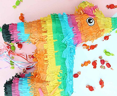GOD PINATA PARTY RAINBOW HORSE 39*13*55CM WM-PTKO [2]