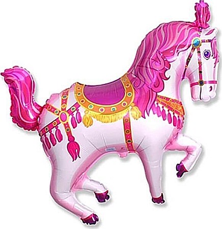 ARTICOLE PARTY - GOD BALON FOLIE ALUMINIU Circus horse, 36cm, roz 902693F