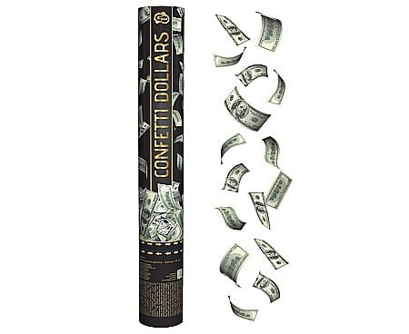 ARTICOLE PARTY - GOD CONFETTI Confetti cannon Dollars, 40cm KP-DO40