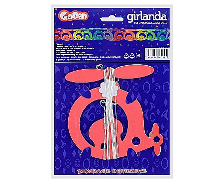 GOD GHIRLANDA DIN HARTIE Helicopter, 400cm GI-PAHE [0]