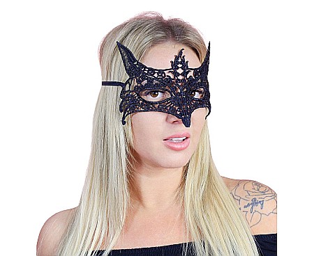 GOD MASCA Lace mask, Wolf, 12 x 23cm MAAWI-CH [0]