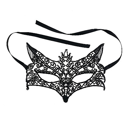 GOD MASCA Lace mask, Wolf, 12 x 23cm MAAWI-CH [1]