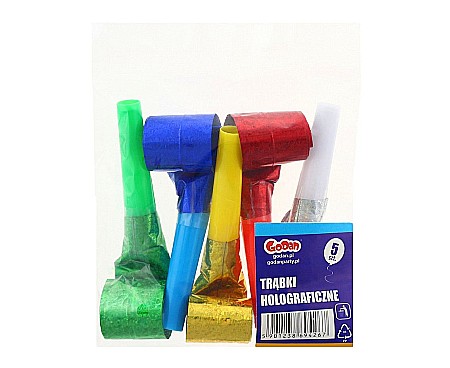 GOD FLUIERE DIN HARTIE PARTY Holographic blowouts, 4cm 5/set PZ-TRH5 [3]