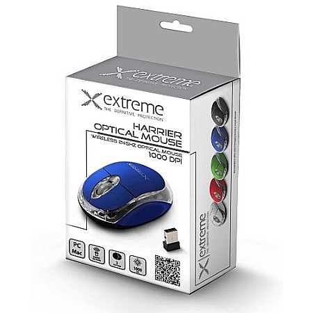 TEC MOUSE XTREME HARRIER WIRELESS, ALBASTRU XM105B [1]