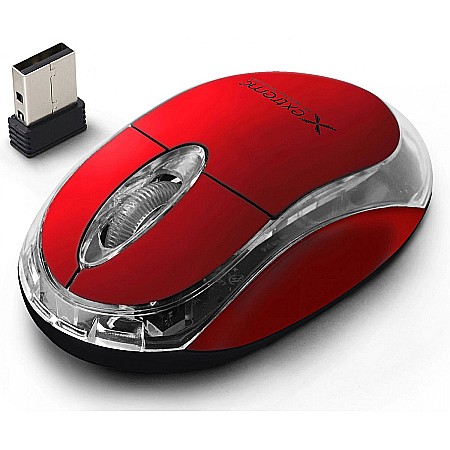 ACCESORII IT - TEC MOUSE XTREME HARRIER WIRELESS, ROSU XM105R