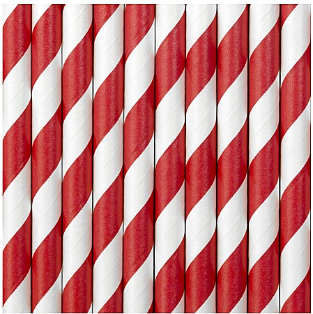 HOBBY - PD PAIE DIN HARTIE PENTRU BAUTURI ROSU, 19.5cm 10/set SPP1-007