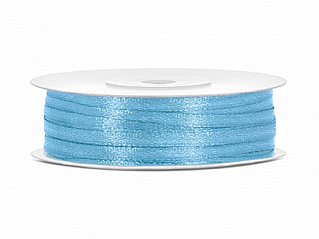 HOBBY - PD BANDA SATIN, Satin Ribbon, sky-blue, 3mm/50m TS3-011