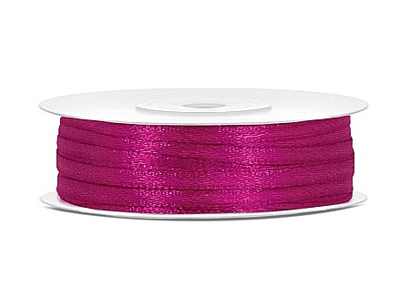 Wedding - PD BANDA SATIN, Satin Ribbon, fuchsia, 3mm/50m TS3-080
