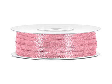 Wedding - PD BANDA SATIN, Satin Ribbon, light pink, 3mm/50m TS3-081J
